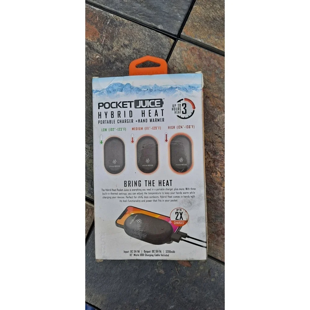 Pocket Juice Charger + Handwarmer